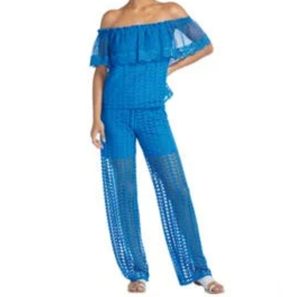 K. Jordan Crochet 2pc Set (Blue)